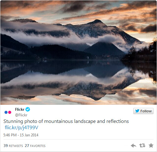 Twitter Photo Card Example