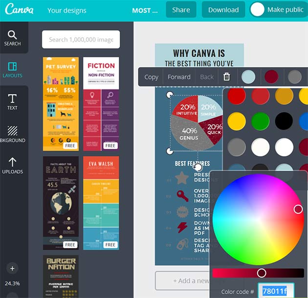 Canva Colour Wheel 